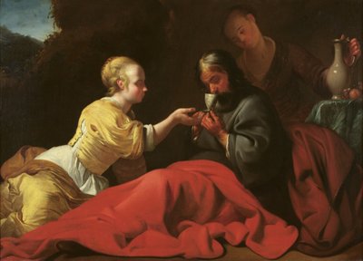 Lot e le sue figlie da Reyer Jacobsz van Blommendael